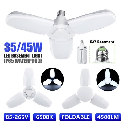 35/45W Foldable Industrial Lamp Deformation Workshop Light