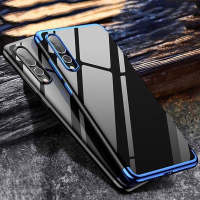 Color Plating Ultra Thin Transparent TPU Soft Silicone Case