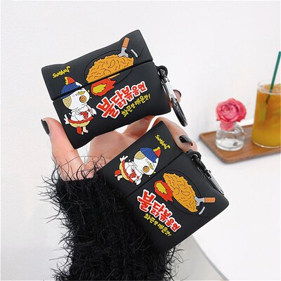 3D Korean Food Turkey Instant Noodle Headphone Case For App
