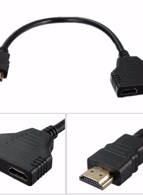 2019 New Arrival Cable HDMI Splitter Cable 1 Male to Dual HD