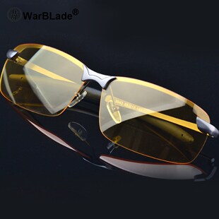 WarBLade 2018 New Yellow Lense Night Vision Driving Glasses