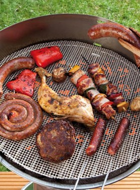 Non-Stick Frying Pan Pad Round Liner Sheet Barbecue Grill Ma