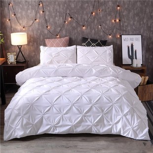 Grey Black Duvet Cover Bedding Set Solid Bed Covers Pinch Pl