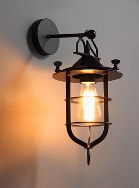 Vintage Loft Industrial Wall Lamps Retro Kitchen Restaurant