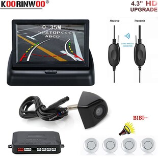 Koorinwoo Visible Wireless Car Parking Sensor Parktronic Ra