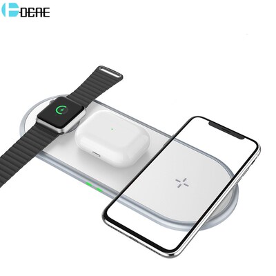 3 in 1 Wireless Charger For Airpods Pro Apple Watch 5 4 3 2