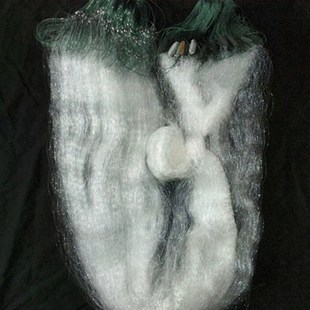 quality gill net H1.4m*L90m 3layer 4cm mesh sink net fish tr