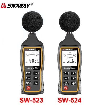 SW524 LCD Digital Sound Level Meter Noise Volume Measuring I