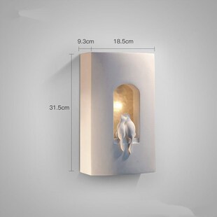 Modern plaster wall lamp American country living room bedroo