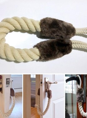 Rope Doors Slamming Shut Wedge Door Handles Rope Anti-collis