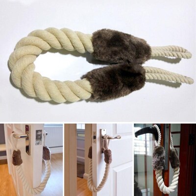 Rope Doors Slamming Shut Wedge Door Handles Rope Anti-collis