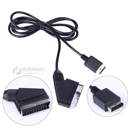 2m for ps2 RGB SCART Cable TV AV Lead for Playstation PS1 PS