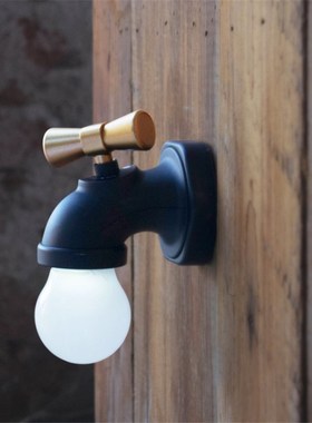 Retro Tap Faucet Night Light LED Tap Lamp Creative Intellig