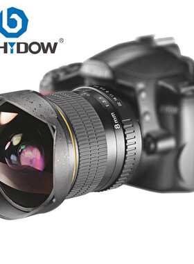 Lightdow 8mm F/3.0 Ultra Wide Angle Fisheye Lens for Nikon D