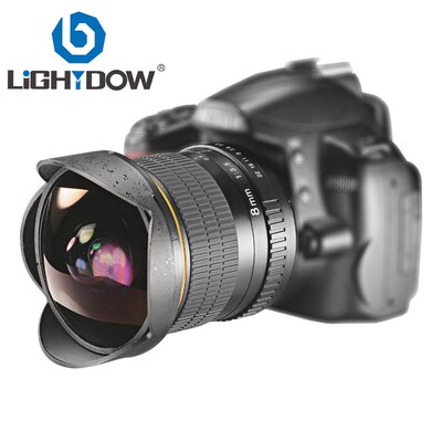 Lightdow 8mm F/3.0 Ultra Wide Angle Fisheye Lens for Nikon D