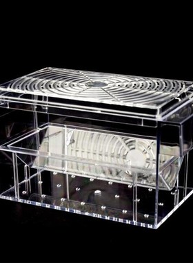 Fish Breeding Box Aquarium Hatchery Double-deck Cage Trap Fl