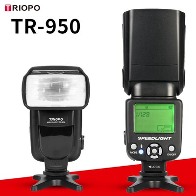 New Triopo TR-950 Flash Light Speedlite Universal For Fujifi
