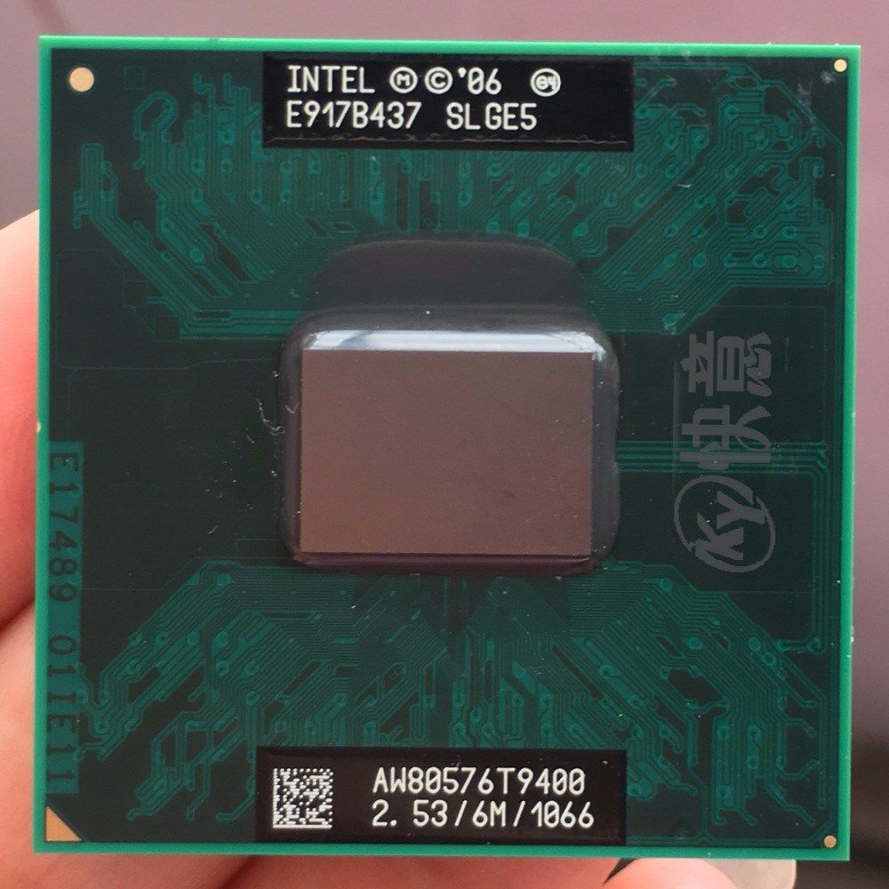core 2 duo t9400 cp laptop processor pga 478 cpu  workin