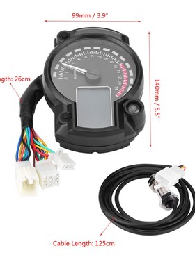 NEWEST KOSO RX2N similar LCD digital Motorcycle odometer 7co