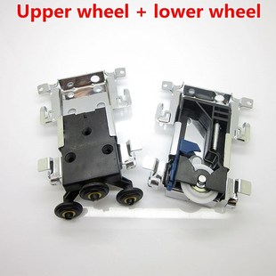High Quality Sliding Wardrobe Door Pulley Top And Bottom Whe