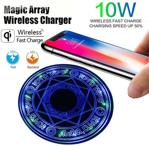 10W Qi Wireless Charger For iPhone 12 11 X XS Max XR 8 Plus
