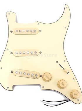 Classic Prewired Loaded SSS Pickguard Alnico V Pickups for S