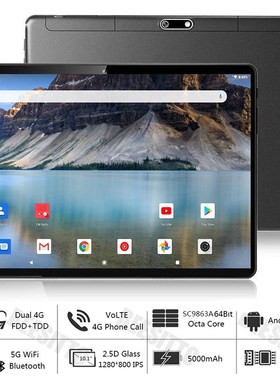 Global Version Dual SIM 4G LTE 10 inch Tablet PC Phablet 5G