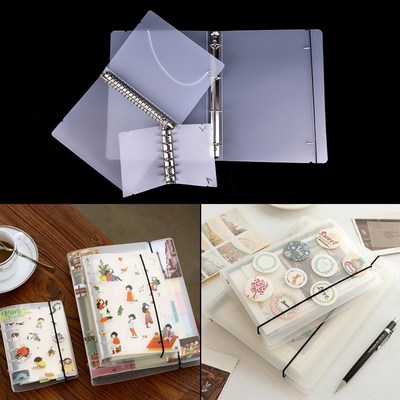 A4/A5/A7 Classic Transparent Simple Plastic Clip File Folder