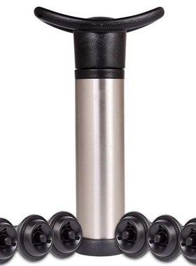 Wine Preserver Vacuum Air Pump With 6 Wine Bottle Stoppers D