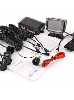 Car Auto Parktronic LCD Display Parking Sensor with 4 Senso