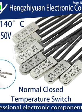 KSD9700 5A 250V 15C 35C 40C 55C 60C 75C 80C 85C 90C 95C 100C