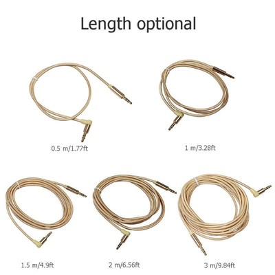 ALLOYSEED 3.5mm Jack Audio Cable 3.5mm Male to Male 90 Degr