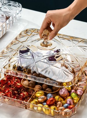 European style Dried fruit plates  Compartment With cover Ho