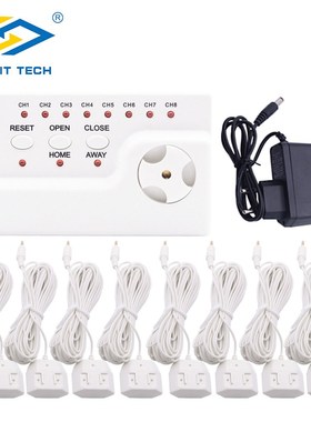 Water Leak Detector Leakage Alert System with 8pcs Long Sens