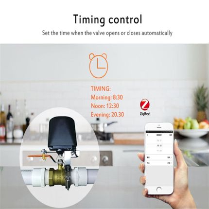 Smart Home Zigbee Tuya APP Control Switch Valve Smart Water/