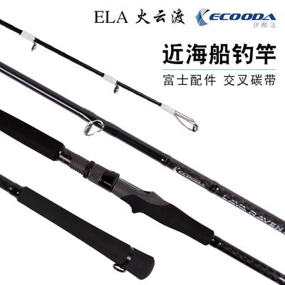 ECOODA ELA Offshore Boat Fishing Rod 1.98m-2.7m Full FUJI Pa