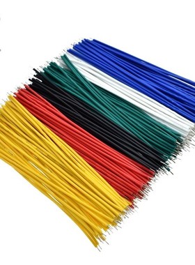 100PCS Tin-Plated Breadboard PCB Solder Cable 24AWG 10CM Fly