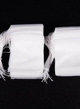 Hot 100 Pcs Disposable Empty Tea Bag String Heat Seal Filter