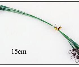 20Pcs/lot Leurre Souple Stainless Steel Coated Fishing Tackl