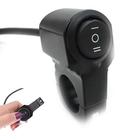 Aluminum Alloy Motorcycle Handlebar Headlight Switch Three
