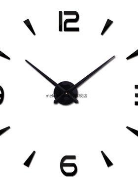 New  Diy watch clock Living Room Quartz Acrylic Mirror effec