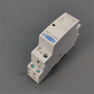 TOCT1 2P 25A DC 12V 24V coil 220V/230V 50/60HZ Din rail Hous