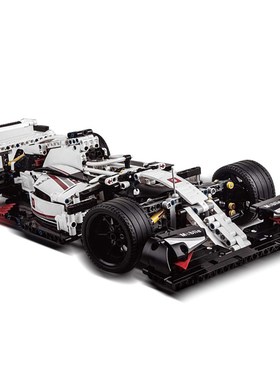 1235Pcs 110 Scale Formula Car 911 DIY MOC Small Particle Co