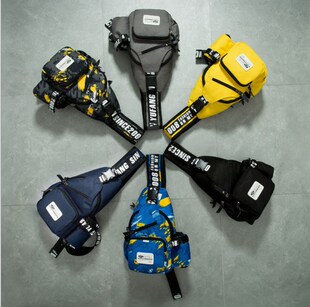 Men casual chest bag Oxford waterproof shoulder Messenger c