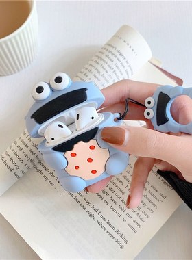 Cute 3D Sesame Street Cartoon Biscuits Cookie Bluetooth Ear