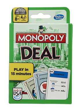 Monopoly Deal Card  Family Party  Toy Fun Poker Educational