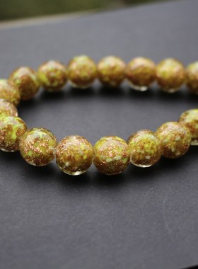 10pcs/lot 12mm Lampwork Glass Beads Luminous beads with  Shi
