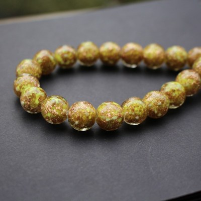 10pcs/lot 12mm Lampwork Glass Beads Luminous beads with  Shi