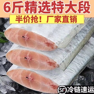 带鱼新鲜冷冻海鲜刀鱼中段鲜活带鱼段特大海鱼东海整箱非特级