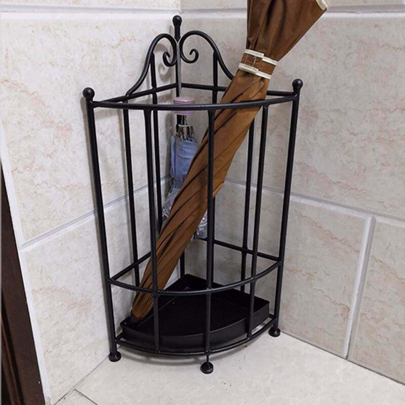 雨伞雨伞架雨具铁艺三角放伞桶雨伞桶办公家用收纳架客厅酒店伞